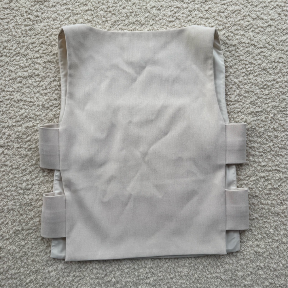 ba&sh Ivory Branded Top with Subtle Logo - Picture 2 of 4